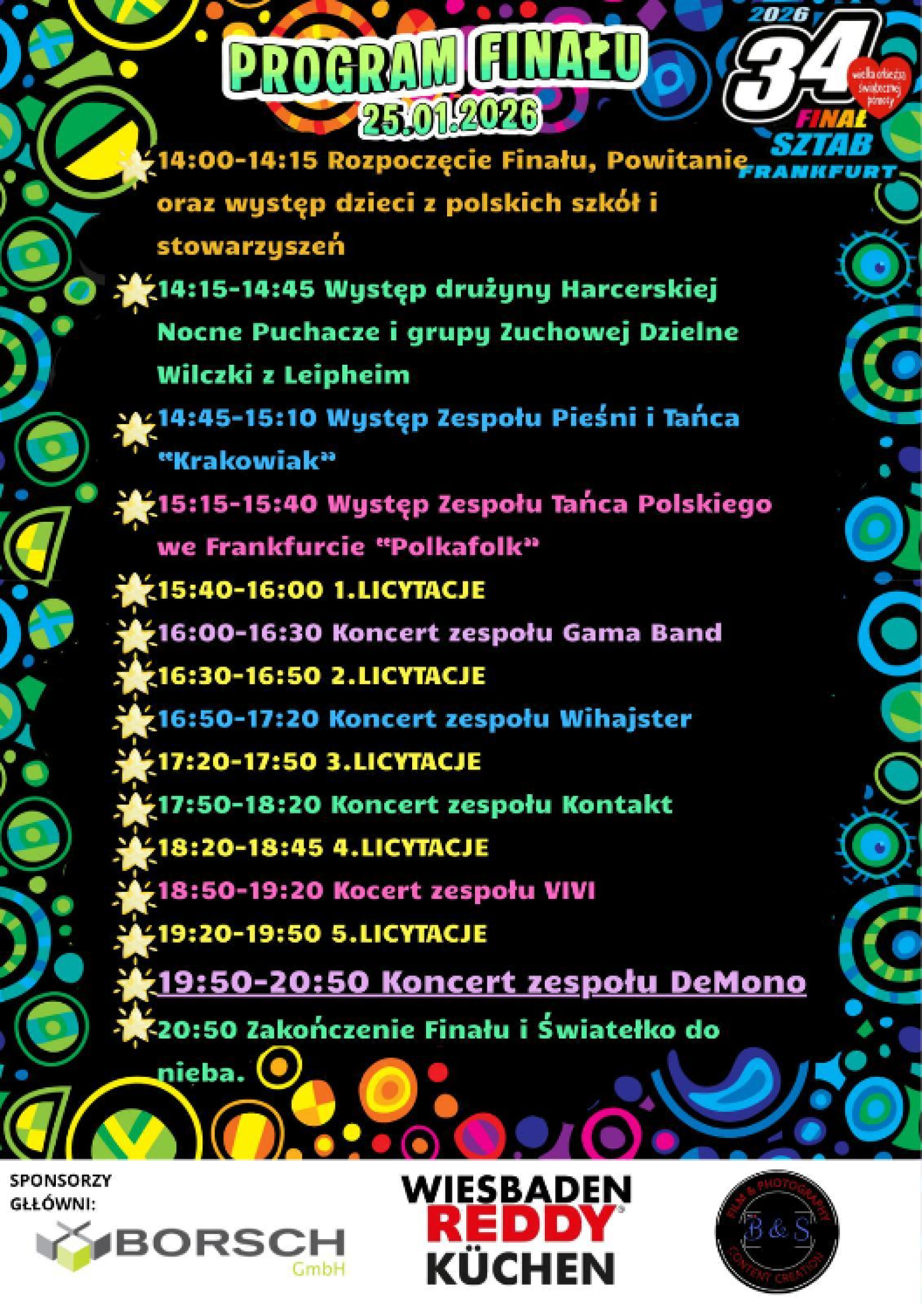 Frankfurt gra z Wielką Orkiestrą! Sprawdźcie plan finału!